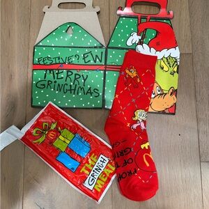 McDonald’s Dr. Seuss Red Grinch Socks